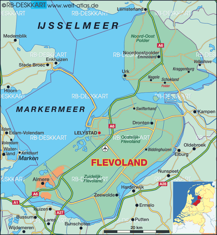 Flevoland-City-Map