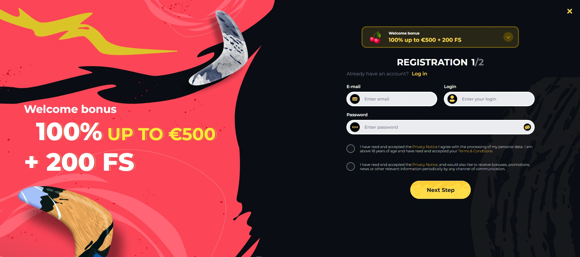 Boomerang casino login: eenvoudig inloggen en Beginnen met spelen